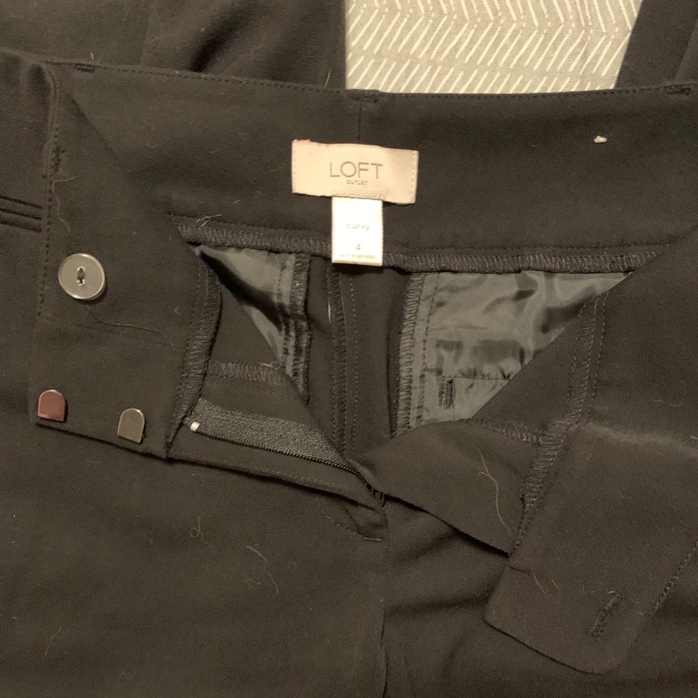 Loft Black dress pants. Stretchy!